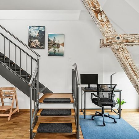 Dnd Design Loft I 170Qm I Parken I Balkon I Workstation I Netflix I Kaffee I Waschmaschine I Trockner I Xbox I Ausblick Apartment Wurzburg Bagian luar foto